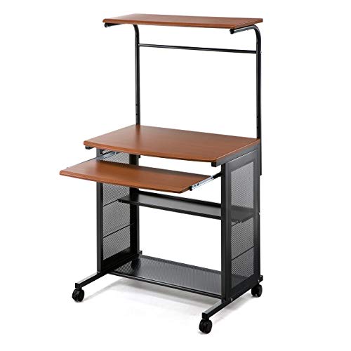 Amazon | サンワダイレクト パソコンデスク 幅75cm 総耐荷重71kg